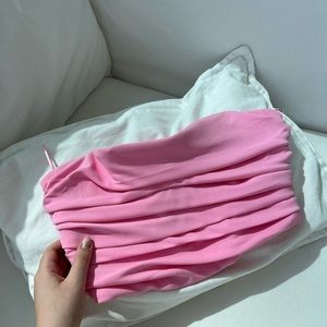 NEW!🌸ZARA pink corset top. Size M